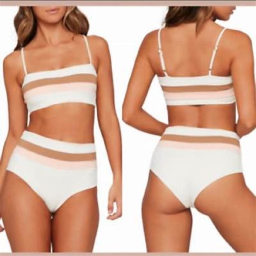 LSpace Portia Stripe Bathing Suit